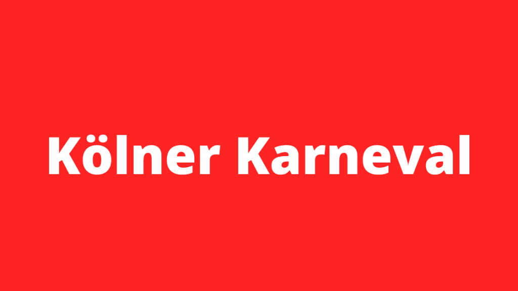 Kölner Karneval