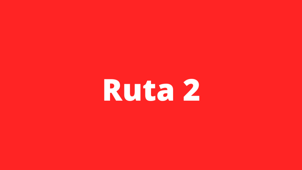 Ruta 2 (Mochila Para el&nbsp;Universo)